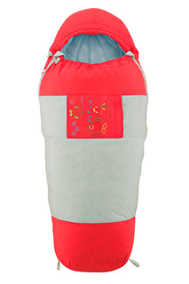 Детский спальный мешок унисекс KIDS BAG V2 1556A-8206 КРАСНЫЙ / СЕРЫЙ Bask