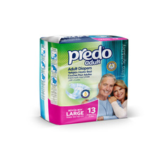 Подгузники для взрослых Predo Adult Маленькая пачка L 13 шт.