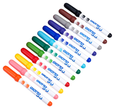 Фломастеры GIOTTO BE-BE 466700 Super Fibre Pens 12цв детские