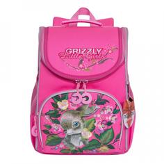 Школьный Рюкзак для девочки Grizzly Ra-973-3 Розовый