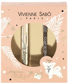 Vivienne Sabo Подарочный набор: тушь Cabaret premiere тон 01+карандаш для бровей тон 001