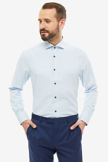 Рубашка мужская John Jeniford JJ-191016-SL73-U1 синяя 41 DE