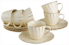 Чайный сервиз Lefard Плиссе 84-910 6 персон