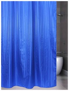 Штора для ванной Bath Plus Hilton 180x200 см Синий