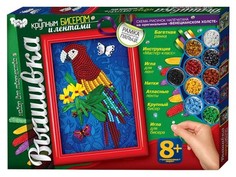 Набор для вышивания бисером и лентами "Попугай" Данко Тойс / Danko Toys