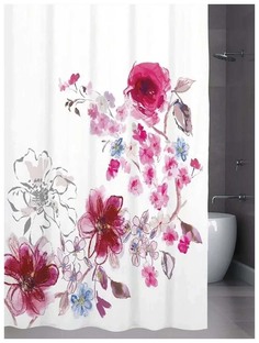 Штора для ванной Bath Plus In bloom 180x200 см Розовый