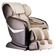 Массажное кресло GESS Desire бежевое-коричневое GESS-825 kombo
