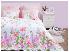 Комплект постельного белья Хлопковый Край цветочные сны семейный