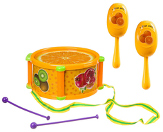 Набор музыкальных инструментов Yako Toys Барабан с палочками