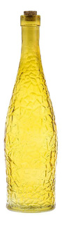 Бутылка для масла/уксуса Elan Gallery 8*8*30 см, 700 мл, Янтарная + пробка