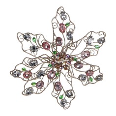 Katherine’s Collection Елочное украшение Ювелирная Пуансетия 16 см, клипса 169602