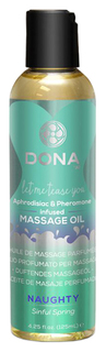 Массажное масло с феромонами DONA Naughty Sinful Spring 125 мл System JO