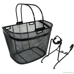 Корзина для велосипеда Larsen TL-382-1 39x28x24см черный