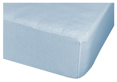 Простыня Cleo На резинке 140x200x25 голубой