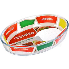 Форма для запекания Appetite PL10 овальная 3,2л 35х24х6см