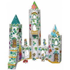 Игрушка раскраска из картона Замок Русалки Cartonhouse