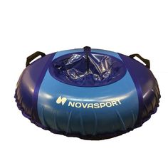 Санки надувные 110 см NovaSport с камерой в сумке синий