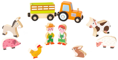 Деревянная игрушка Janod Маленькие истории Ферма J08514