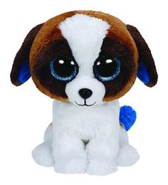 Мягкая игрушка TY Beanie Boos Щенок Duke (коричневый с белым), 15 см