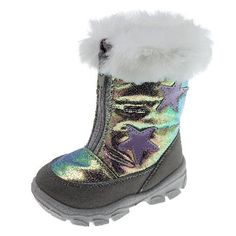 Сапоги Chicco Windy для девочек р. 310 цв.серебристый