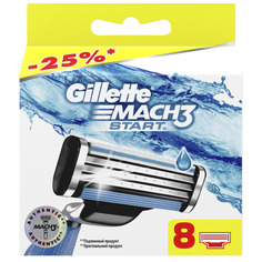 Сменные кассеты Gillette Mach3 Start 8 шт