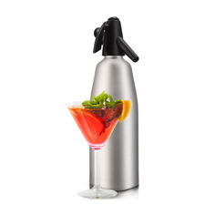 Сифон для воды Orange silver matte