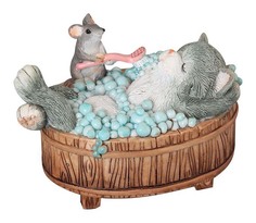 Статуэтка Elan Gallery "Кот в ванной" 700078 10х6,5х6,5 см