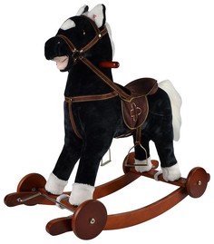 Качалка-лошадка "Pituso", черный