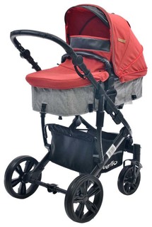 Коляска-трансформер "Everflo Multi Lush E-490 red", цвет красный
