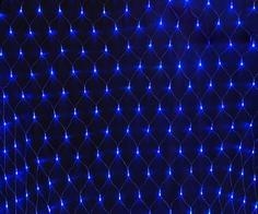 Светодиодная гирлянда-сетка LED 320 лампочек, 5 режимов, 3х2.5 м (синяя) NO Name