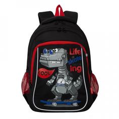 Школьный рюкзак для мальчика Grizzly RB-052-2 черный