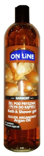 Гель для душа ON LiNE Аргановое масло 500 мл