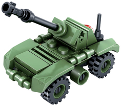 Конструктор Bondibon, Военный Десант, Танк, 60 дет., 3в1, BOX