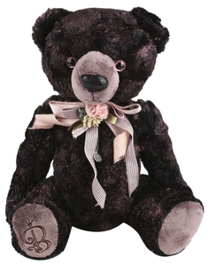 Мягкая игрушка «Медведь БернАрт», цвет бордовый металлик,34 см Budi Basa