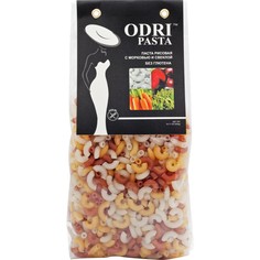 Паста ODRI рисовая с морковью и свеклой без глютена рожки суповые 400 г