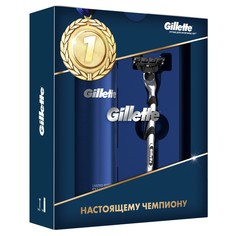 Подарочный набор Gillette Бритва Mach3 + Sensitive Гель для бритья 200 мл