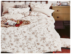 Комлект постельного белья Cleo сатин 058-SR семейное