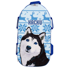 Санки-ледянки SNOWKID Хаски цвет синий, 80 см. Bars