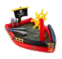 Игровой бассейн Пираты 191х140х97 см, 190 л, в комплекте 2 меча, водяная пушка, штурвал Bestway