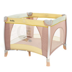 PITUSO Манеж SEVILLA BEIGE/Бежевый одноуровневый, с лазом, 93*93*76см