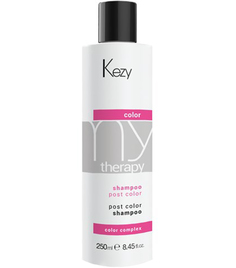 Шампунь Kezy Post Color shampoo после окрашивания с экстрактом граната, 1000 мл