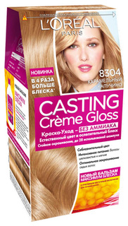 Краска для волос LOreal Paris Casting Creme Gloss 8304 Карамельный капучино