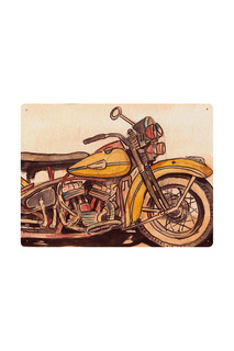 Жестяная табличка "Байк" Декоративная жесть