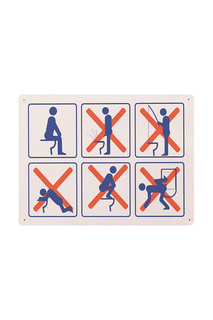 Металлическая табличка Декоративная жесть