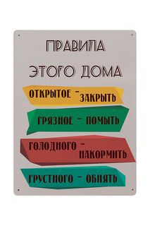 Жестяная табличка Декоративная жесть