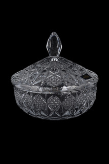 Конфетница с крышкой Crystalite Bohemia