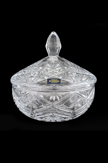 Конфетница с крышкой 15 см Crystalite Bohemia