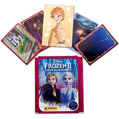 Наклейки Panini Холодное сердце 2 (Frozen 2) в пакетике (4 наклейки, 1 карточка)