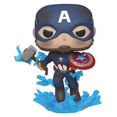 Фигурка Funko POP! Bobble: Marvel: "Мстители: Финал" Капитан Америка со сломанным щитом и молотом Мьельнир, 45137