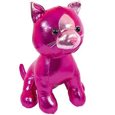 Мягкая игрушка ABtoys "Металлик" Кошка, 18 см